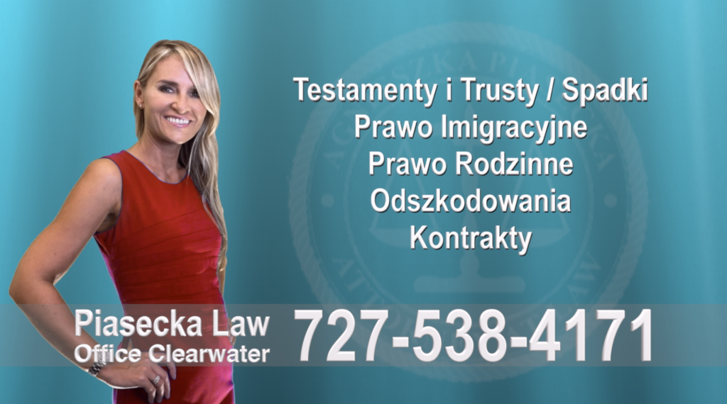 Polski, Adwokat, Prawnik, Clearwater, Florida, Agnieszka, Aga, Piasecka 13