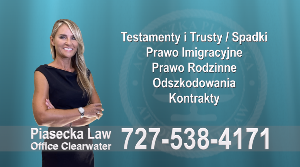 Polski, Adwokat, Prawnik, Clearwater, Florida, Agnieszka, Aga, Piasecka 17