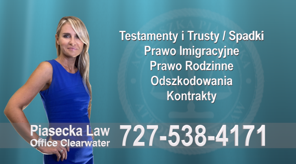 Polski, Adwokat, Prawnik, Clearwater, Florida, Agnieszka, Aga, Piasecka 5