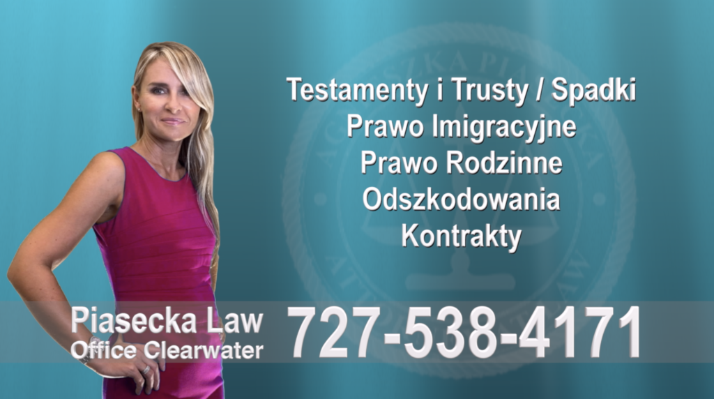 Polski, Adwokat, Prawnik, Clearwater, Florida, Agnieszka, Aga, Piasecka 8