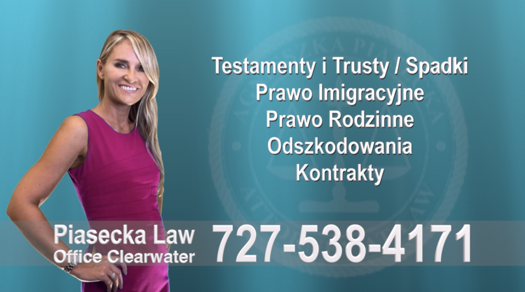 Polski, Adwokat, Prawnik, Clearwater, Florida, Agnieszka, Aga, Piasecka 9